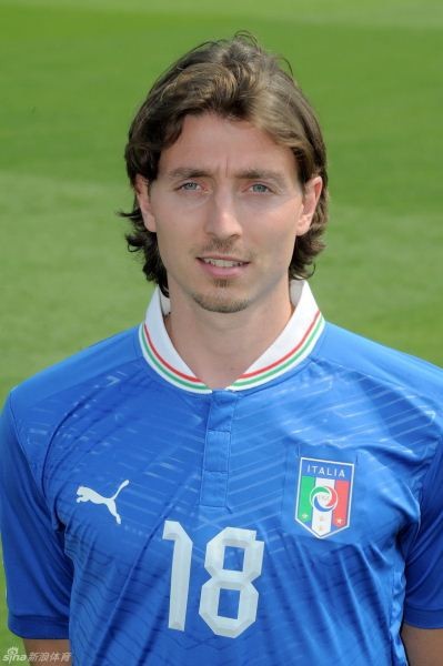 Tiền vệ Riccardo Montolivo - anh sẽ là niềm cảm hứng trong lối chơi của đội tuyển Italia tại kỳ EURO này
